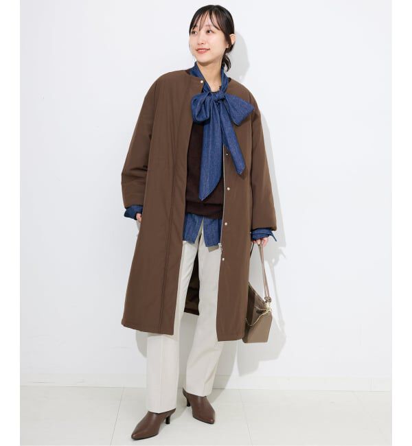 SLOBE IENA「《吸湿発熱/WEBのみ4サイズ展開》CIRCULATE WARM スティックパンツ」|スラックス|