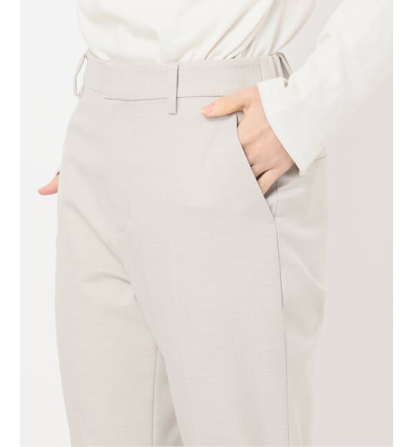 SLOBE IENA「《吸湿発熱/WEBのみ4サイズ展開》CIRCULATE WARM スティックパンツ」|スラックス|