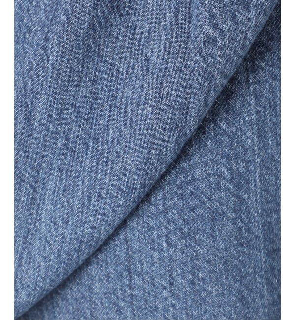 SLOBE IENA「《4サイズ展開》LEDENIM BLUR TUCK TROUSERデニム」|デニム|