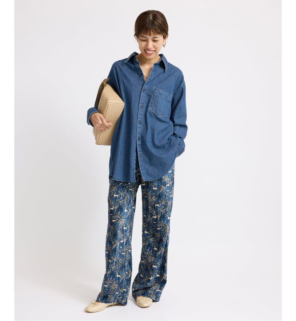 IENA「7.5oz デニムシャツ」|シャツ・ブラウス|