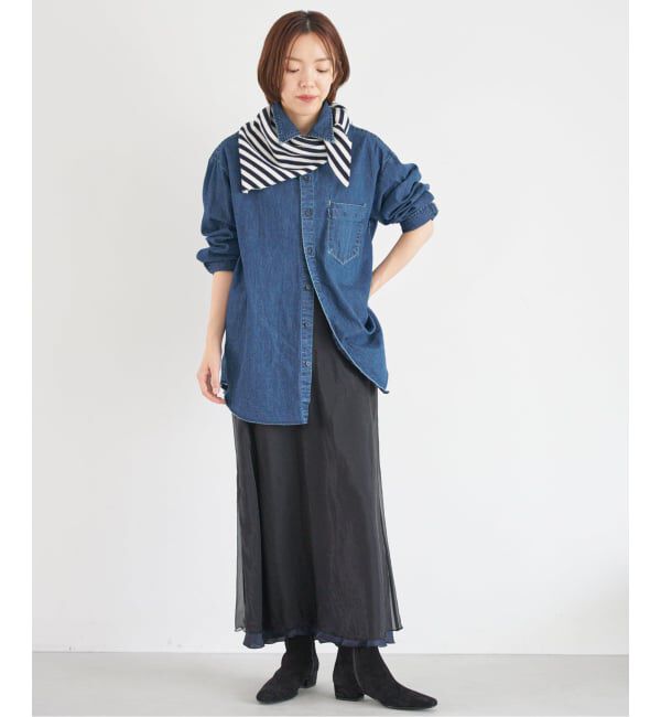 IENA「7.5oz デニムシャツ」|シャツ・ブラウス|
