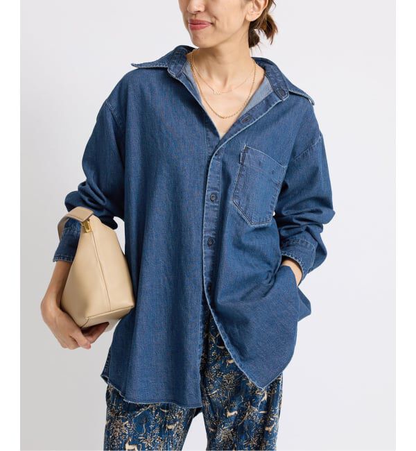 IENA「7.5oz デニムシャツ」|シャツ・ブラウス|