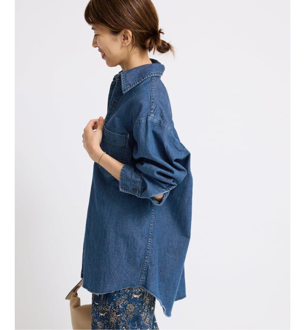 IENA「7.5oz デニムシャツ」|シャツ・ブラウス|