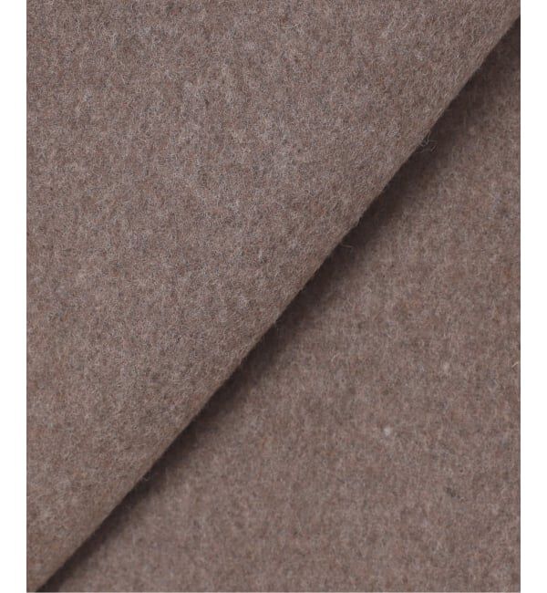 IENA「Super140 フォルムコート」|ノーカラーコート|