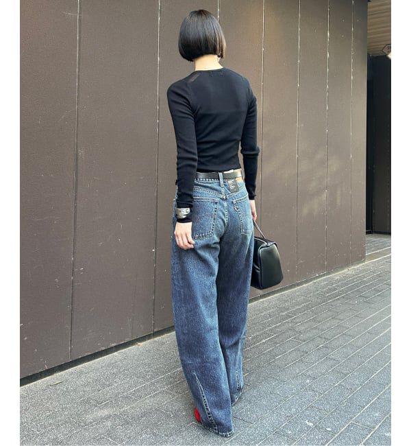 SLOBE IENA「Levi&rsquo;s/リーバイス SLOBE別注 BAGGY DAD BARREL デニムパンツ」|デニム|