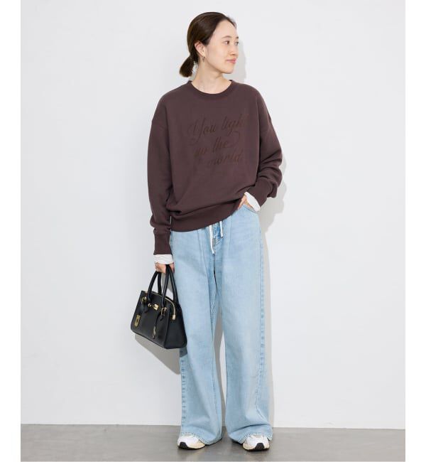 SLOBE IENA「LEE/リー SLOBE別注 タックワイドデニム」|デニム|