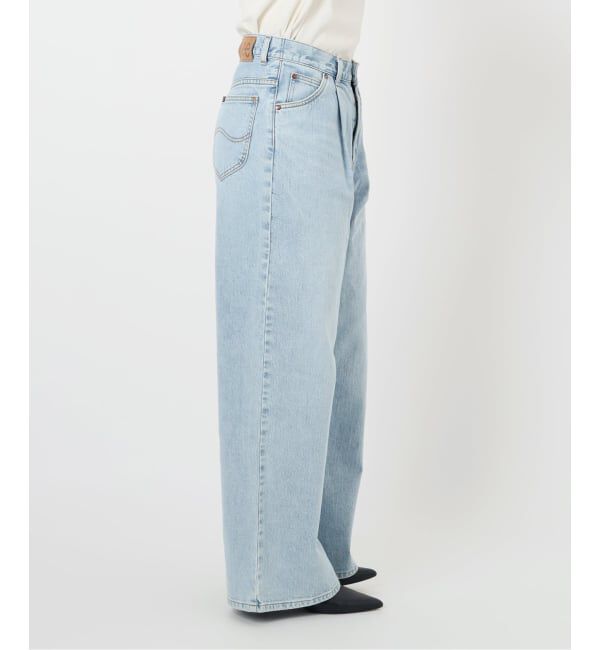 SLOBE IENA「LEE/リー SLOBE別注 タックワイドデニム」|デニム|