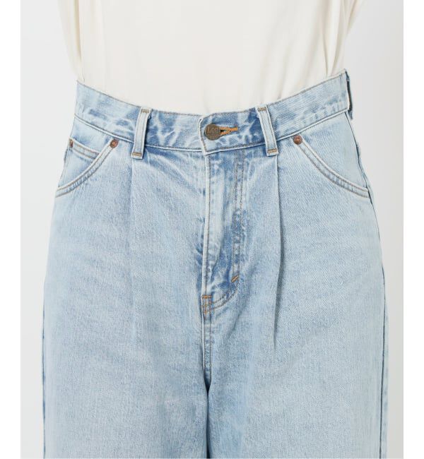 SLOBE IENA「LEE/リー SLOBE別注 タックワイドデニム」|デニム|