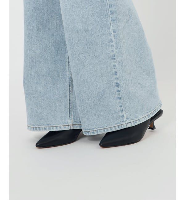 SLOBE IENA「LEE/リー SLOBE別注 タックワイドデニム」|デニム|