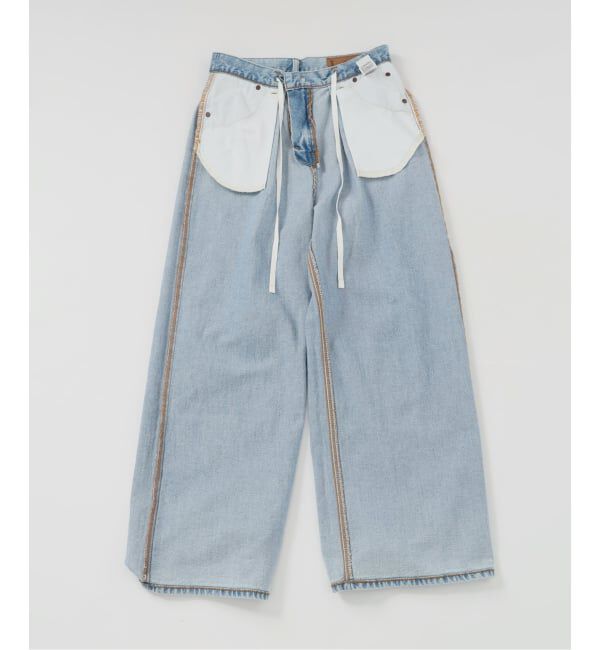 SLOBE IENA「LEE/リー SLOBE別注 タックワイドデニム」|デニム|