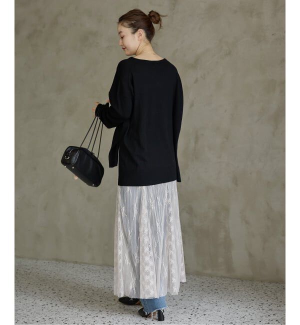 IENA「ライトウールVネックプルオーバー」|ニット・セーター|