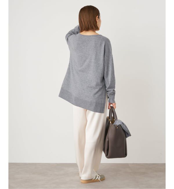 IENA「ライトウールVネックプルオーバー」|ニット・セーター|