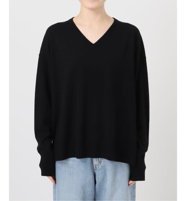 IENA「ライトウールVネックプルオーバー」|ニット・セーター|
