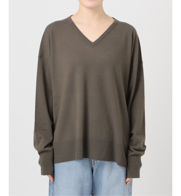 IENA「ライトウールVネックプルオーバー」|ニット・セーター|