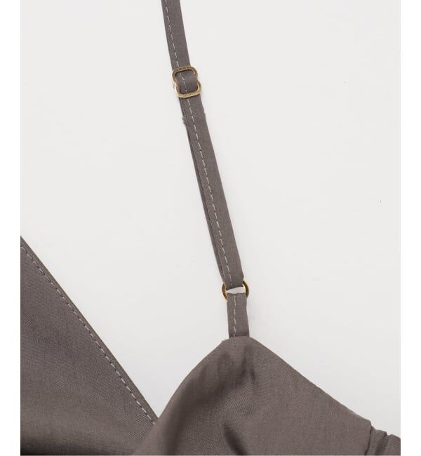 SLOBE IENA「パウダリーサテンプリーツキャミワンピース」|ワンピース|