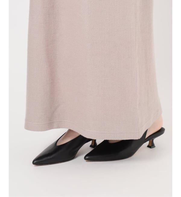 SLOBE IENA「テレコヘンリーネックカットワンピース」|ワンピース|