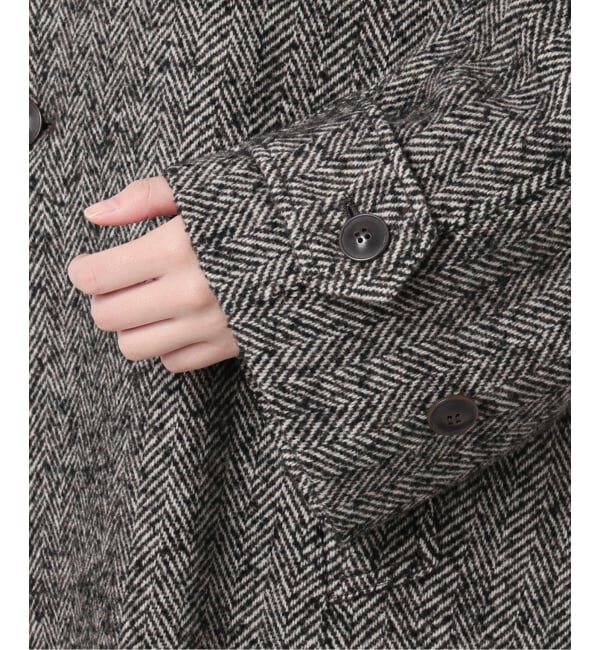 SLOBE IENA「ツイードステンカラーコート」|ステンカラーコート|