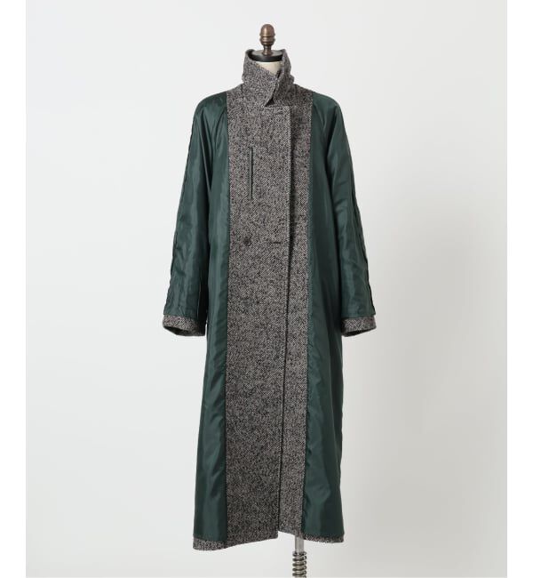 SLOBE IENA「ツイードステンカラーコート」|ステンカラーコート|