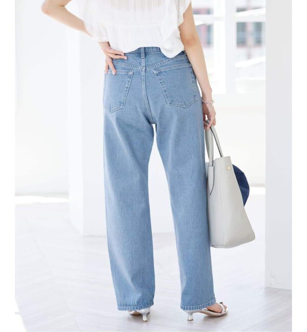 SLOBE IENA「《4サイズ展開/追加7》LE DENIM ストレートデニムパンツ」|デニム|