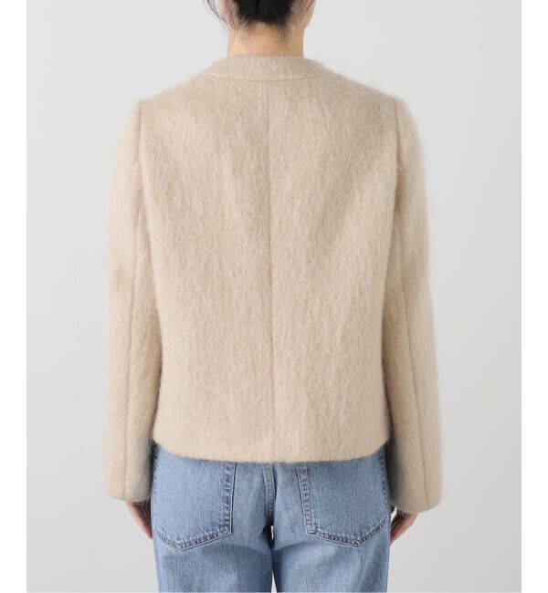 IENA「モヘヤMIXシャギー ショートコート」|その他|