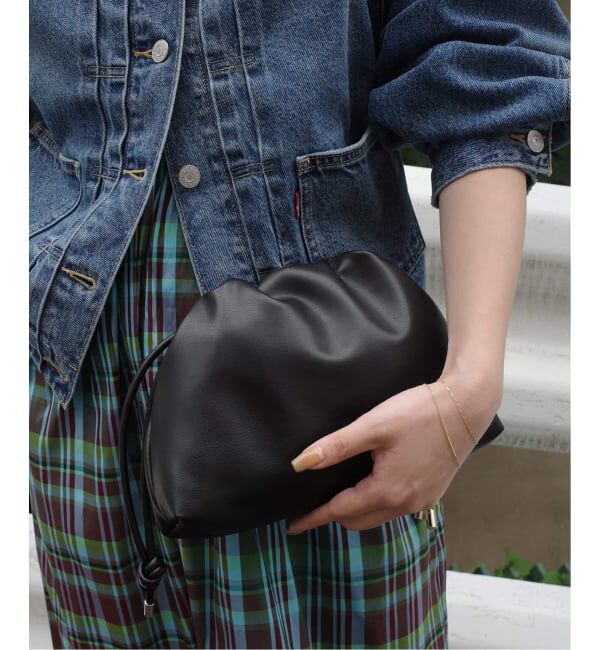 SLOBE IENA「《追加》SLOBE 3WAY スムース巾着バッグ」|その他|