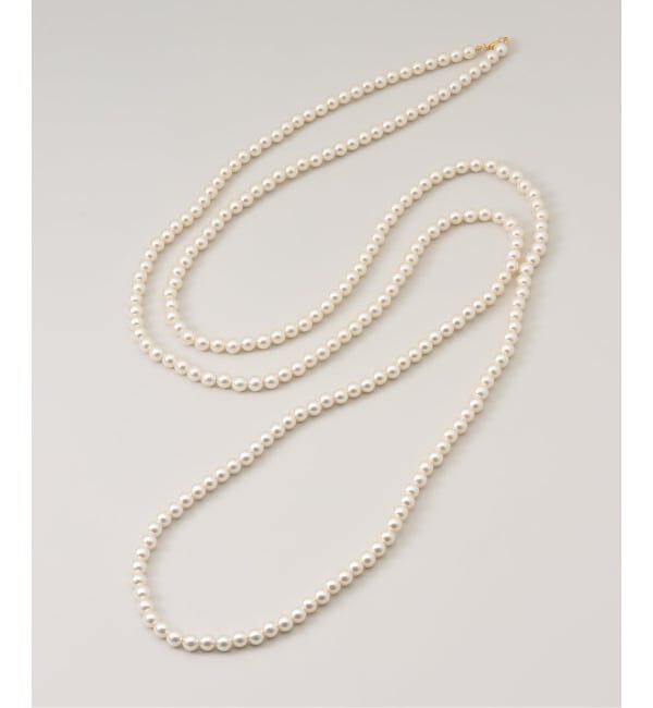 SLOBE IENA「《追加4》SLOBE ロングパールネックレス」|ネックレス|