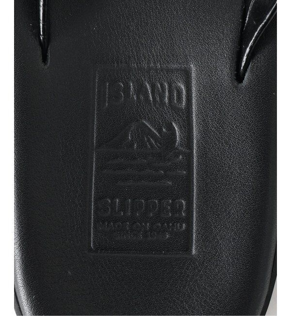 EDIFICE「ISLAND SLIPPER(アイランドスリッパ) 別注クロコ ナローストラップサンダル」|サンダル|