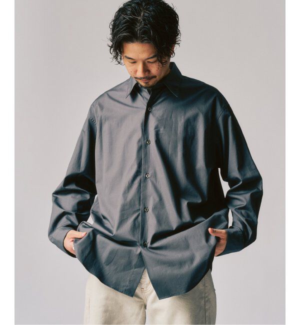 417 EDIFICE「LE JAPON Akita レギュラーシャツ」|シャツ・ブラウス|グレー