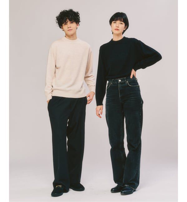 417 EDIFICE「カシミヤブレンド モックネックニット」|ニット・セーター|