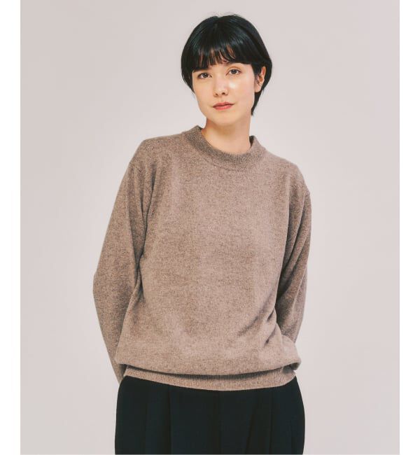 417 EDIFICE「カシミヤブレンド モックネックニット」|ニット・セーター|