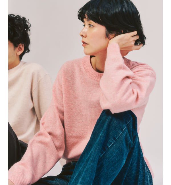 417 EDIFICE「カシミヤブレンド モックネックニット」|ニット・セーター|