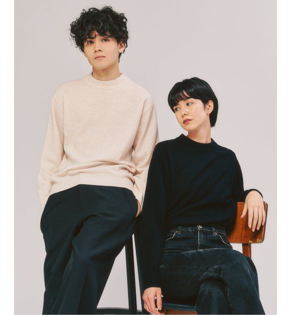 417 EDIFICE「カシミヤブレンド モックネックニット」|ニット・セーター|
