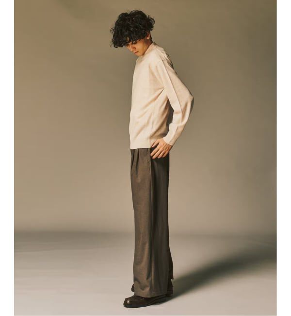 417 EDIFICE「カシミヤブレンド モックネックニット」|ニット・セーター|