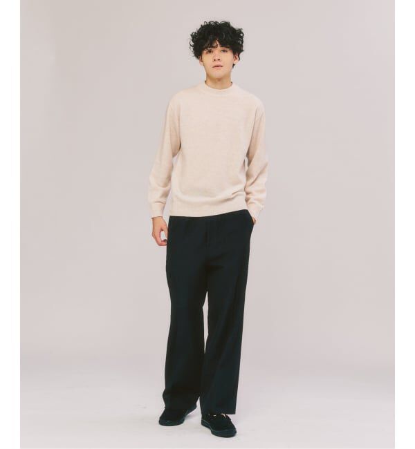 417 EDIFICE「カシミヤブレンド モックネックニット」|ニット・セーター|