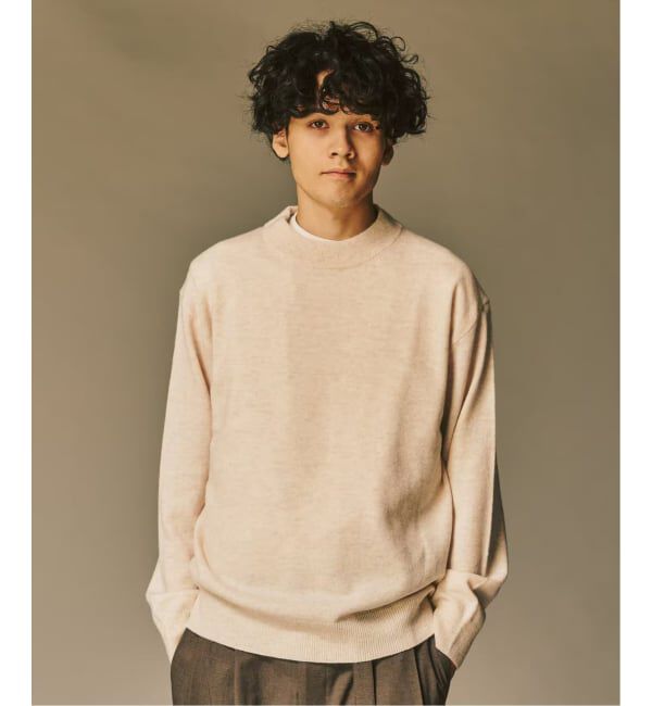 417 EDIFICE「カシミヤブレンド モックネックニット」|ニット・セーター|