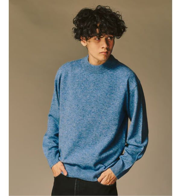 417 EDIFICE「カシミヤブレンド モックネックニット」|ニット・セーター|