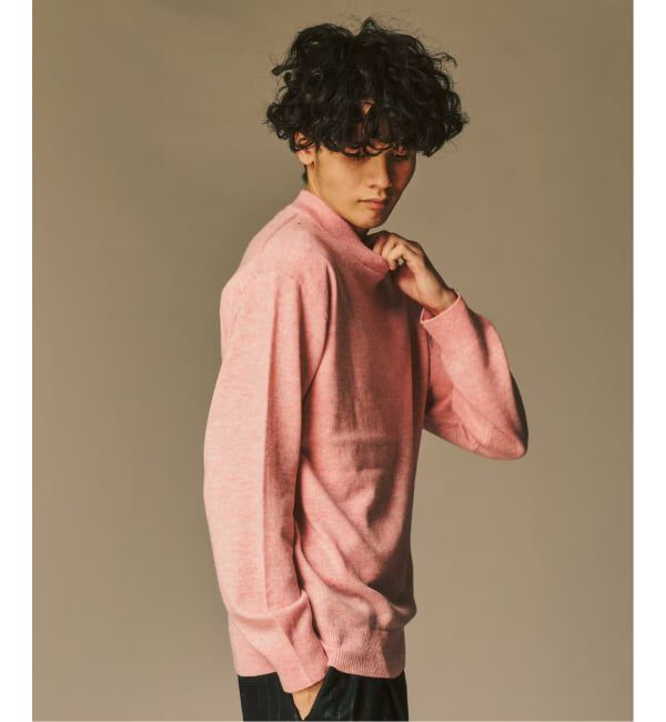 417 EDIFICE「カシミヤブレンド モックネックニット」|ニット・セーター|