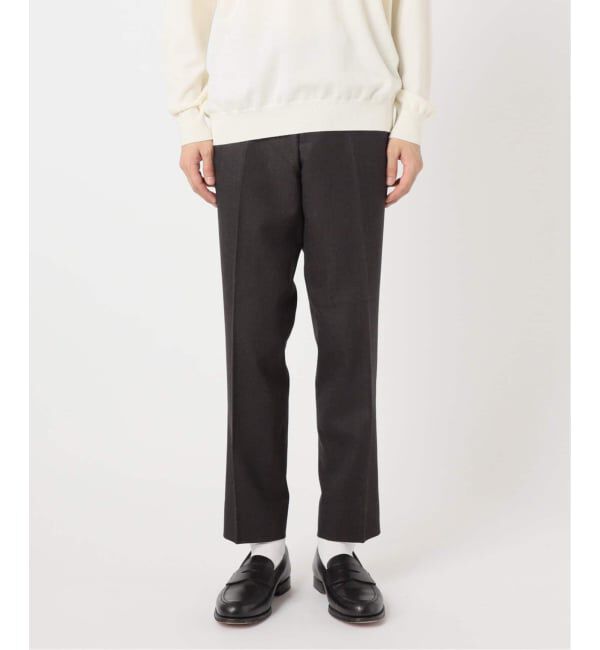 EDIFICE「SUPER 120&rsquo;s ウールサキソニー テーパードパンツ【セットアップ着用可能】」|スラックス|