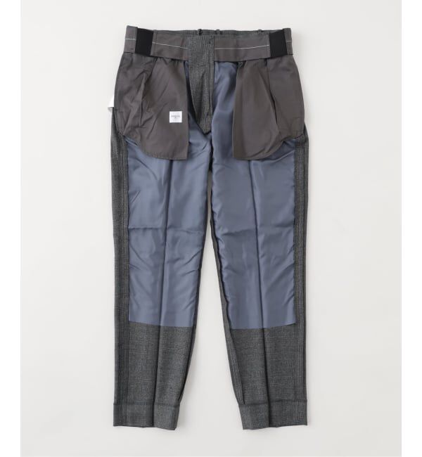 EDIFICE「SUPER 120&rsquo;s ウールサキソニー テーパードパンツ【セットアップ着用可能】」|スラックス|