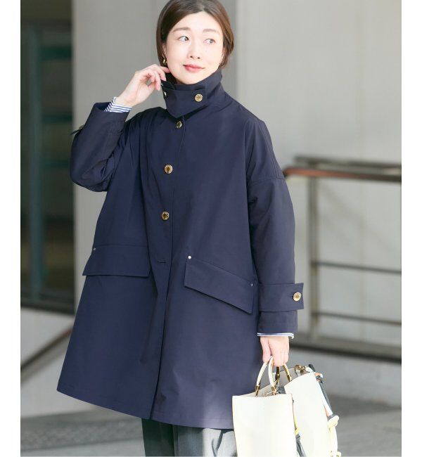 journal standard L'essage「《別注》【MACKINTOSH/マッキントッシュ】HUMBIE_EX：コート」|ステンカラーコート|ネイビー