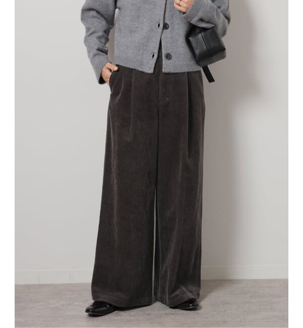 JOURNAL STANDARD relume「《追加2》ウォッシャブルコーデュロイタックワイドパンツ」|その他|