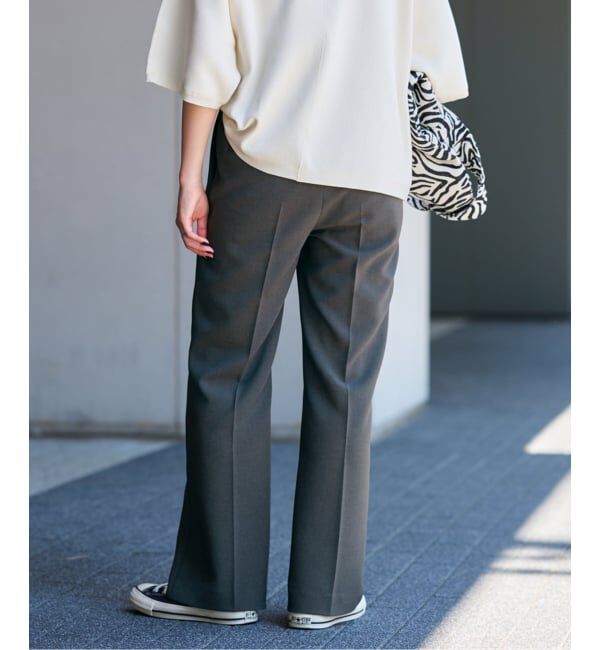 FRAMeWORK「≪一部カラーWEB限定 / 追加≫セミフレアパンツ」|スラックス|