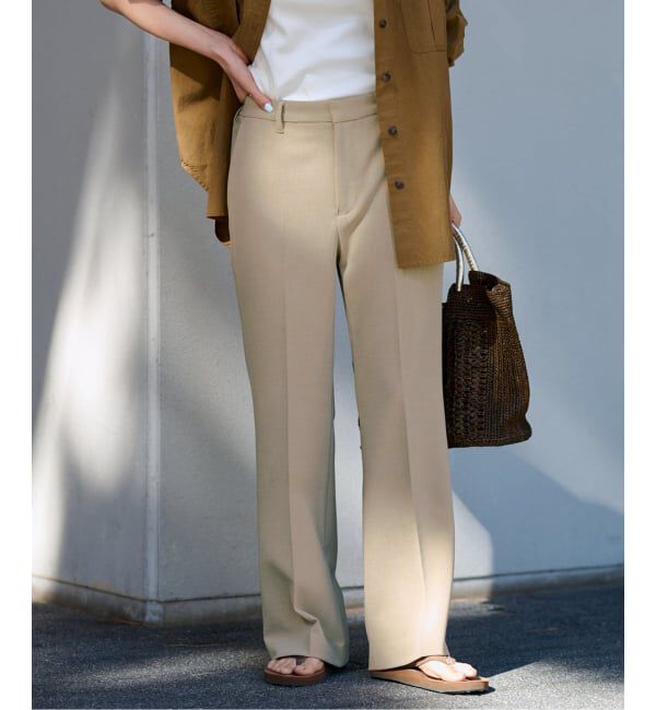 FRAMeWORK「≪一部カラーWEB限定 / 追加≫セミフレアパンツ」|スラックス|