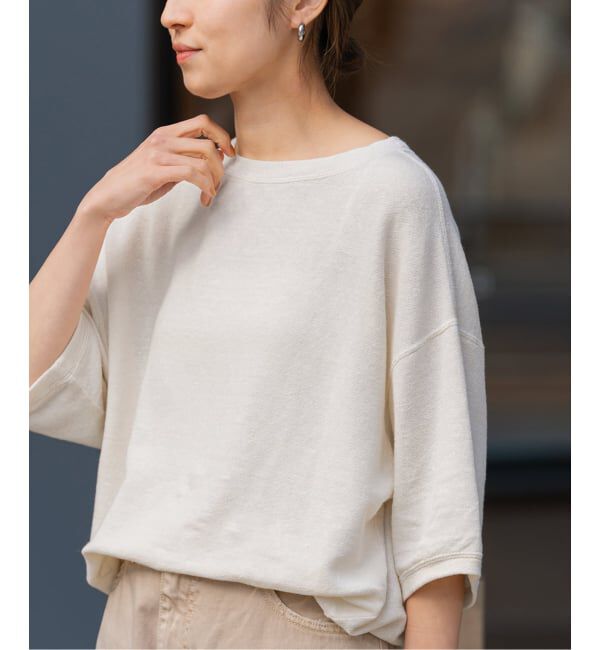 FRAMeWORK「≪WEB先行 / 追加予約≫LINEN TERRY LOOSEプルオーバー」|Tシャツ・カットソー|