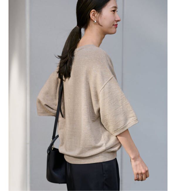 FRAMeWORK「≪WEB先行 / 追加予約≫LINEN TERRY LOOSEプルオーバー」|Tシャツ・カットソー|