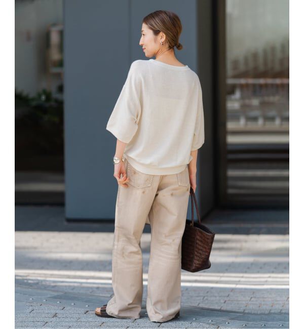 FRAMeWORK「≪WEB先行 / 追加予約≫LINEN TERRY LOOSEプルオーバー」|Tシャツ・カットソー|