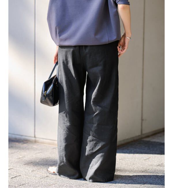 FRAMeWORK「≪予約≫LI/Washiヘリンボーンイージーパンツ」|スラックス|