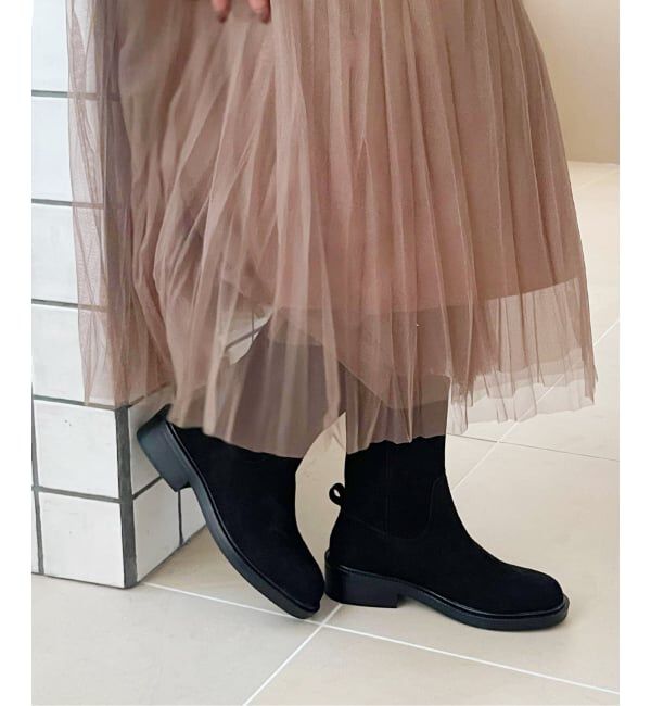  「《WEB限定》Le decore / ル デコレsuede ブーツ」|ロングブーツ|