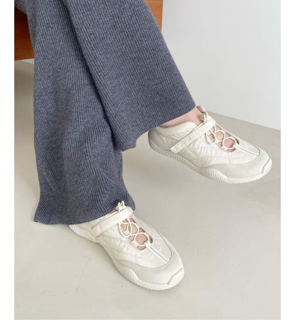  「Lドローコードスニーカー」|スニーカー|ナチュラル