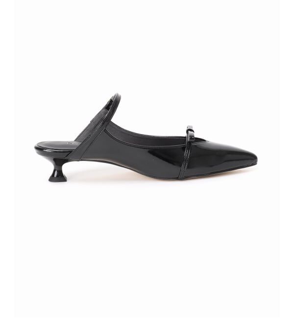  「3.5cmリボンストラップミュール」|パンプス|